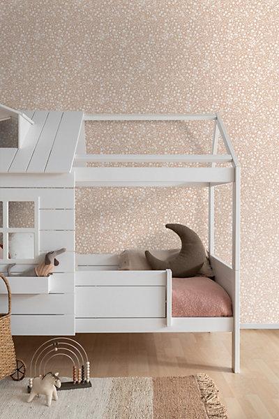 ESTAhome papier peint fleurs terracotta claire 50 x 900 cm