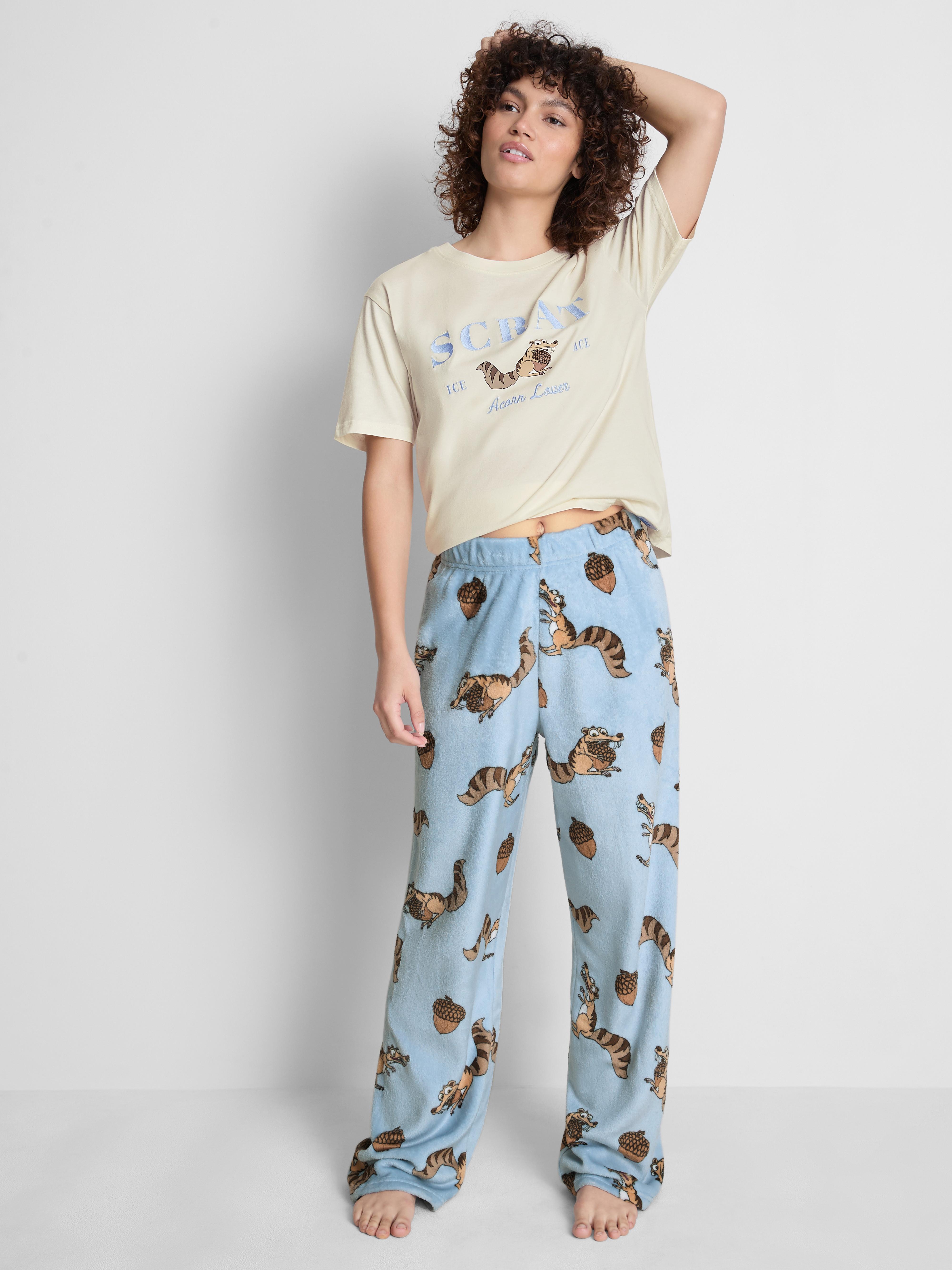 Ice Age Plush Pajama Pants