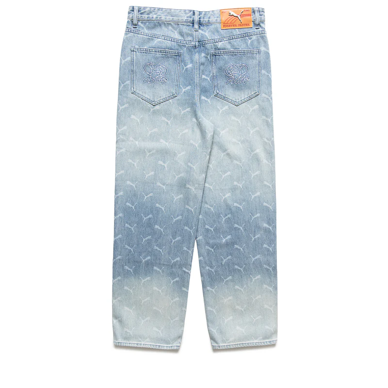 A$AP Rocky x Puma Laser Monogram Denim - Faded Denim/AOP