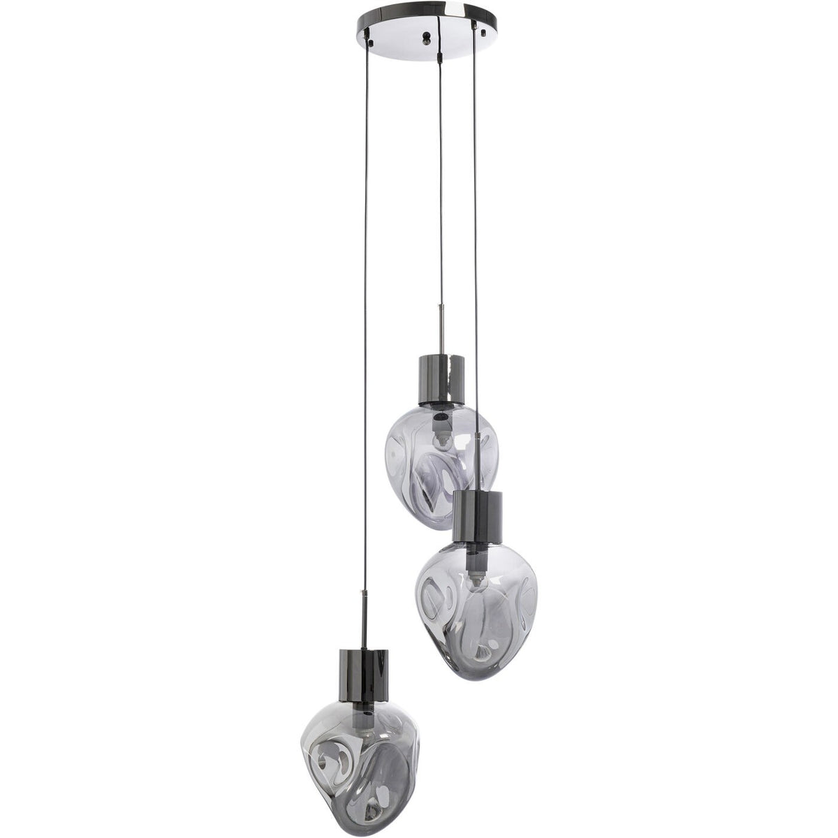 Kare Design Hanglamp Supernova 45cm zilver