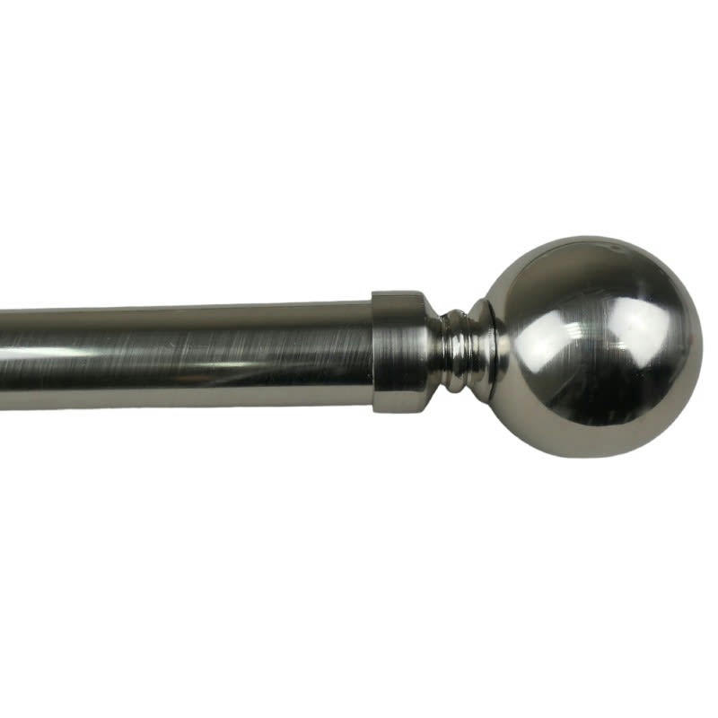 SPHERE - - Kit tringle extensible ø 25/28 165 à 310cm - Nickel brossé