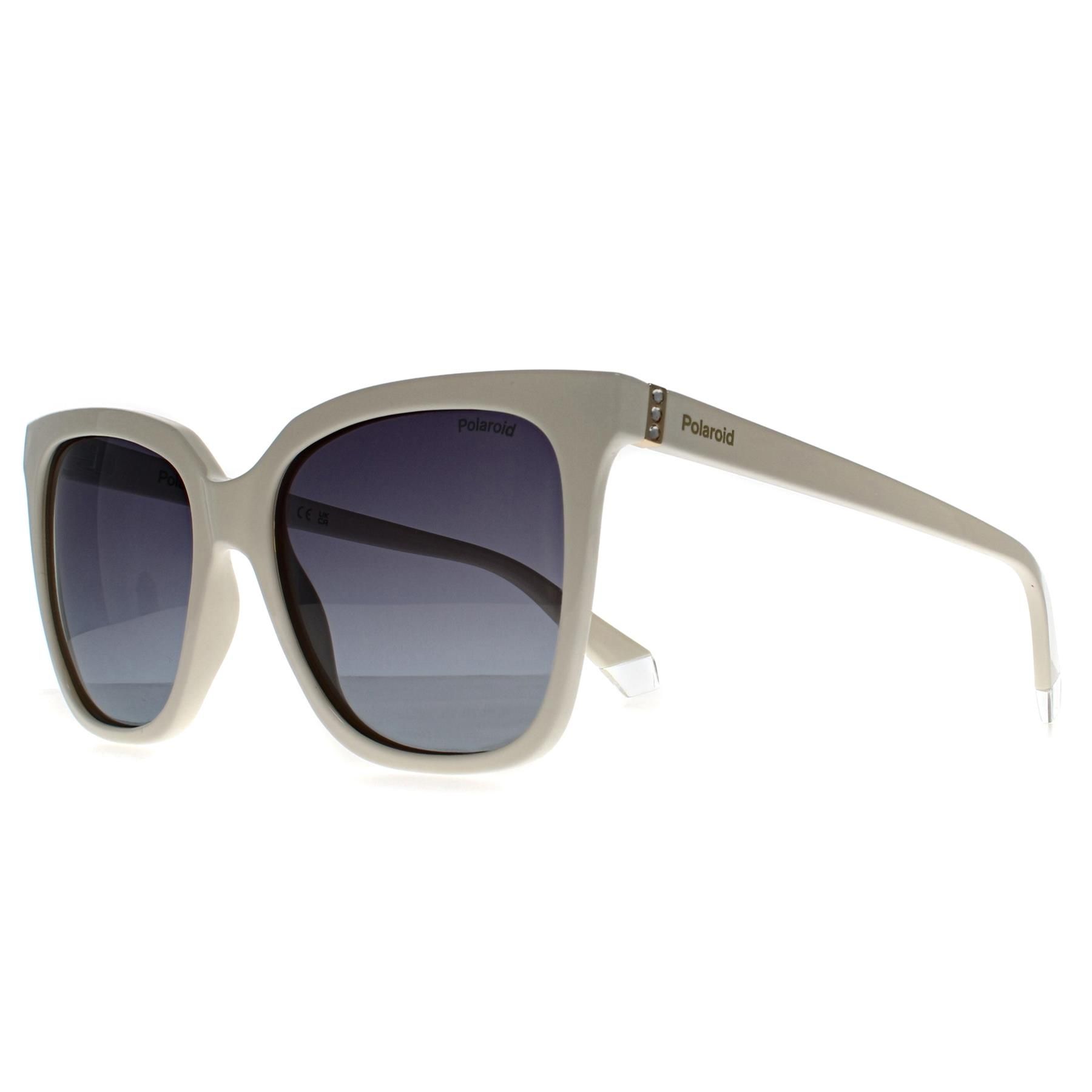 Polaroid Butterfly White Grey Gradient Polarized PLD 4155/S/X