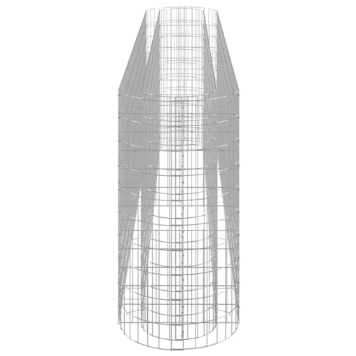 NNEVL Gabion Raised Bed Galvanised Iron 330x50x100 cm