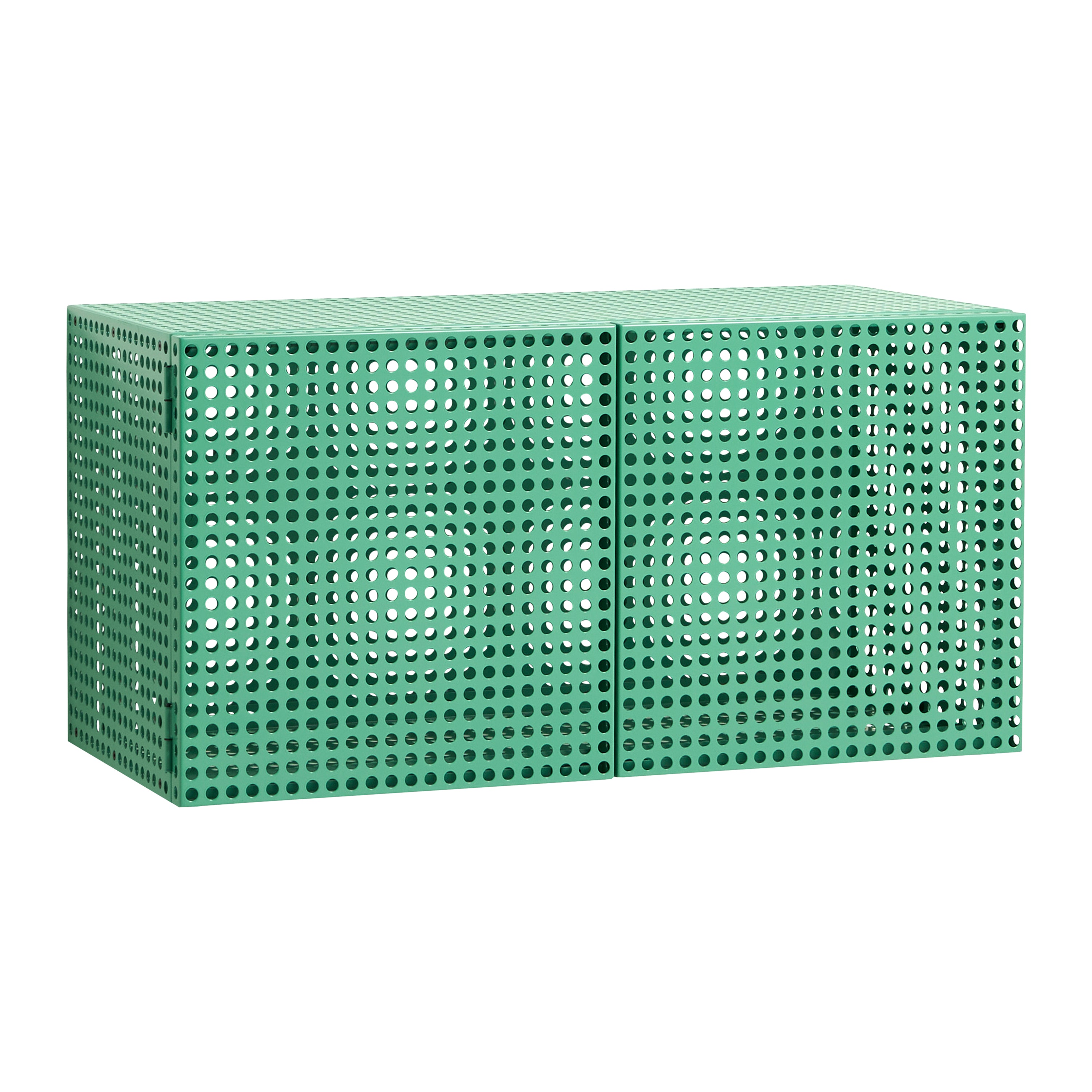 HAY Perforated Wandkast - Soft Jade
