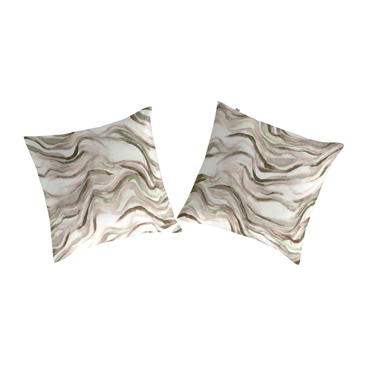 MAYA TO - 2 taies d'oreiller 65x65 cm bleu