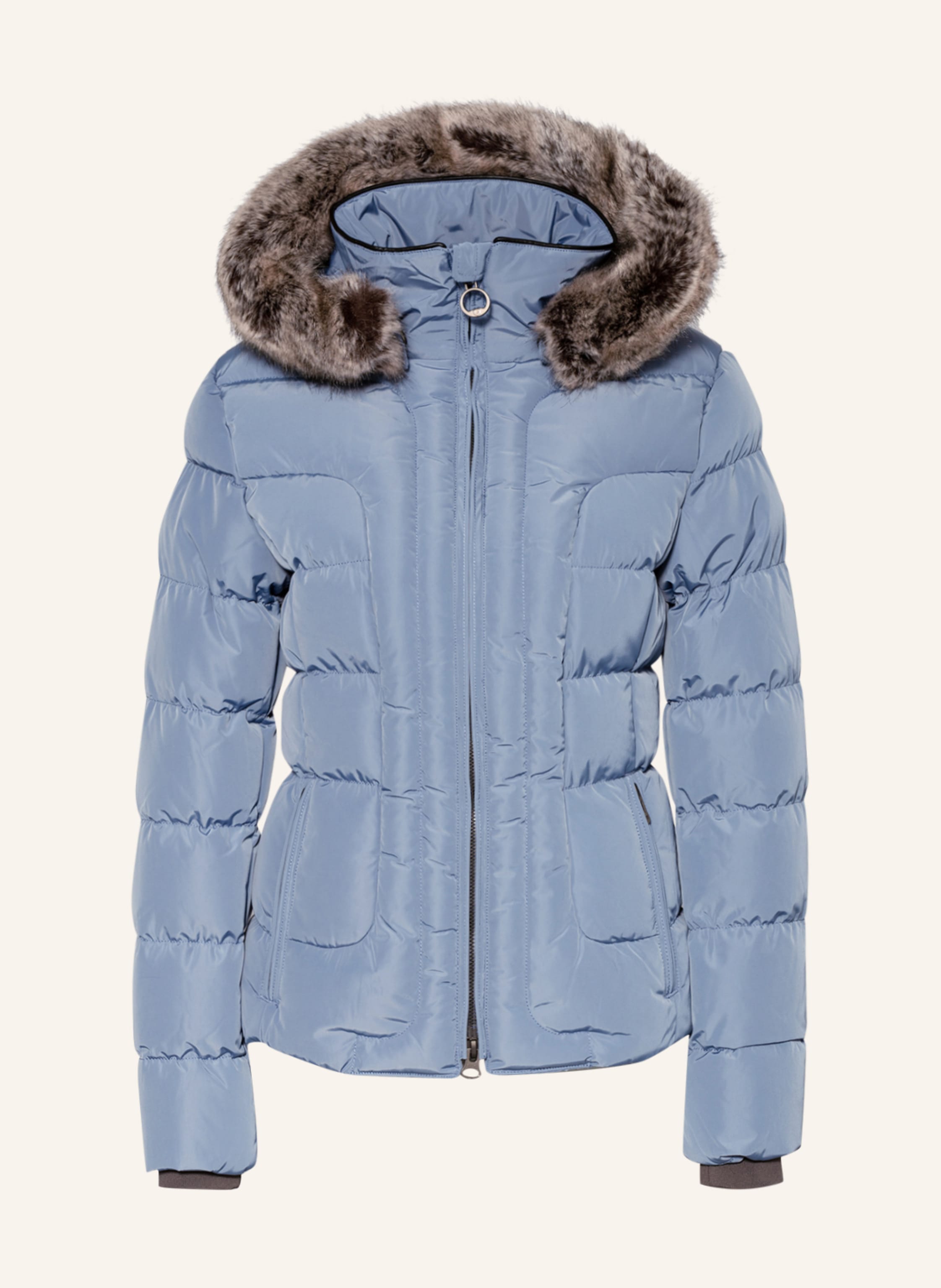 WELLENSTEYN Steppjacke ASTORIA SHORT mit abnehmbarem Kunstfell
