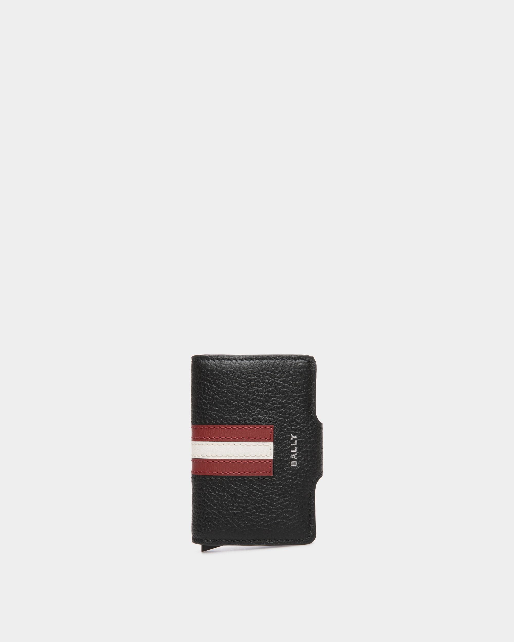 Ribbon Smart Wallet Aus Schwarzem Leder
