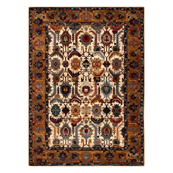 Dywan wełniany SUPERIOR OMAN orientalny ramka czerwony 170x235 cm