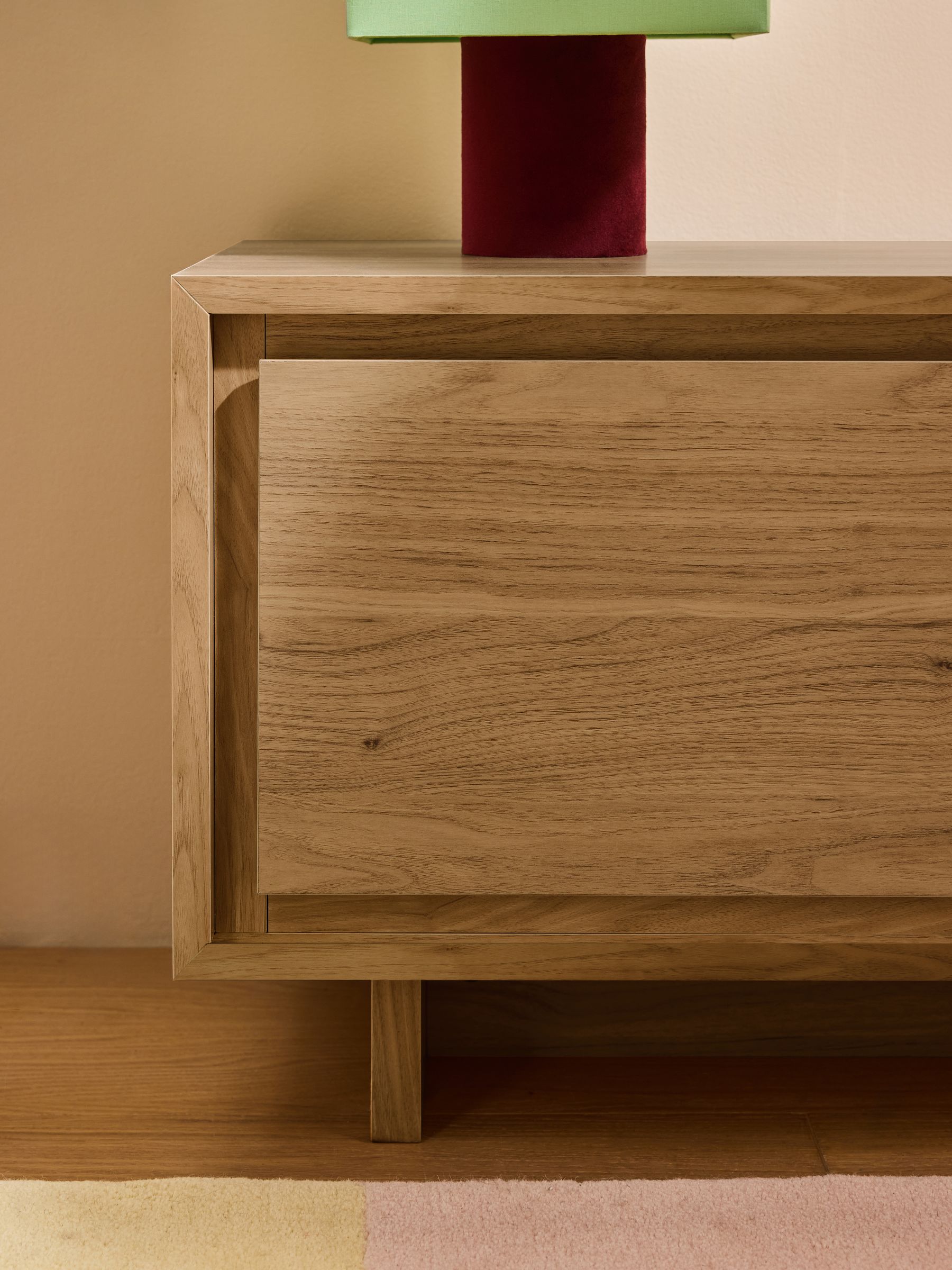 Kaci Wide Up to 50 Inch TV Unit in Oak Effect