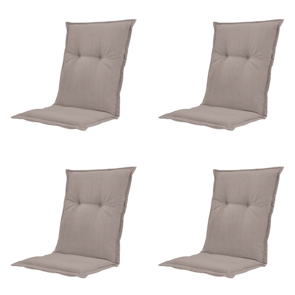 Auflage »Basic«, 4er-Set taupe