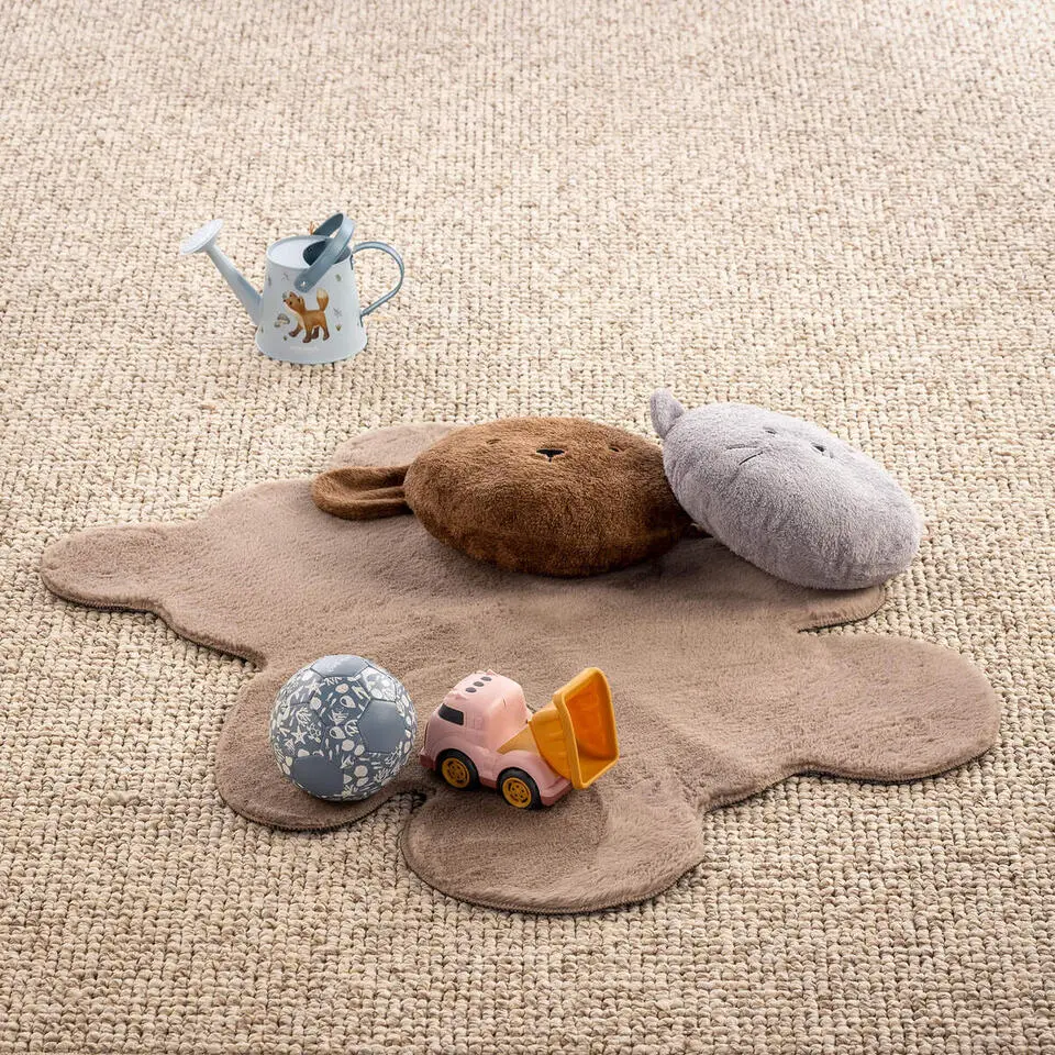 BEAR - vloerkleed - 80x100 cm - beer - Sesame - bruin