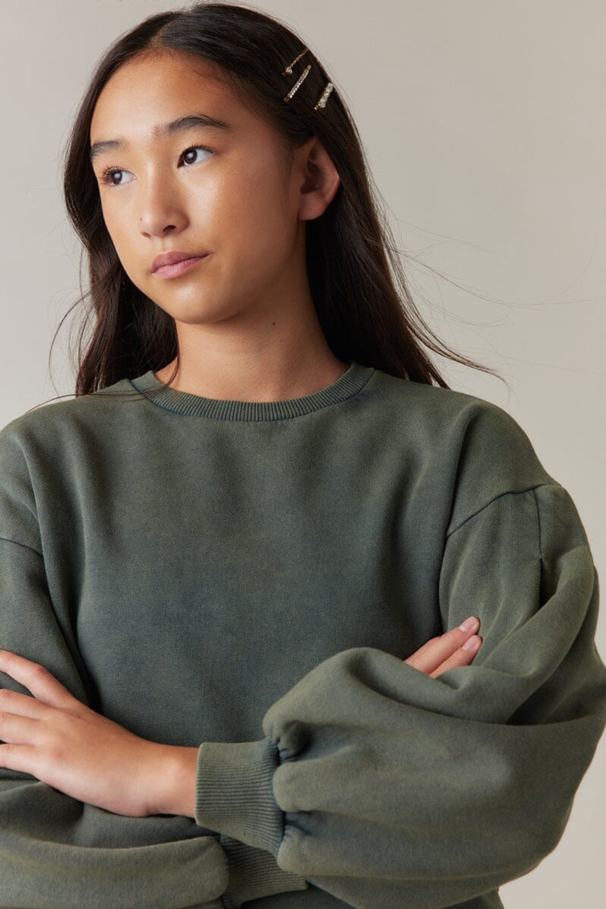 Hello Franki Crop Sweatshirt for girls