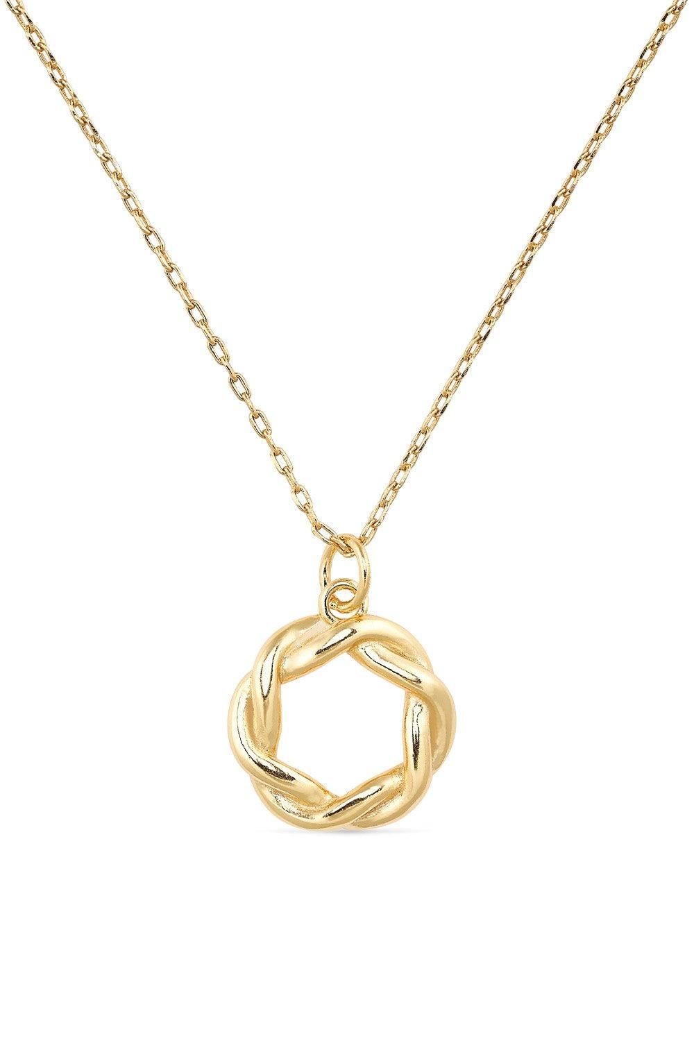 Elk & Bloom 14K Gold Circle Necklace