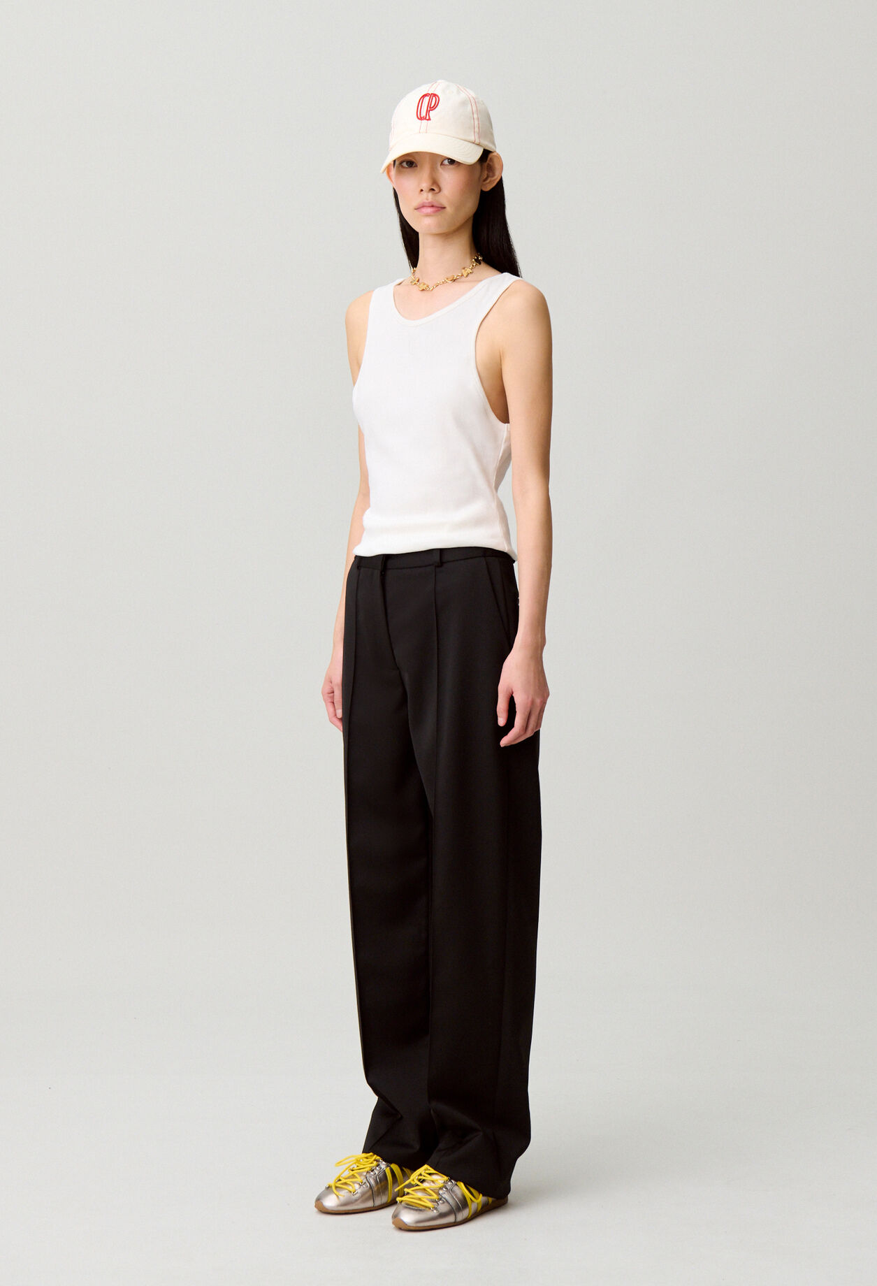 Pantalon tailleur droit