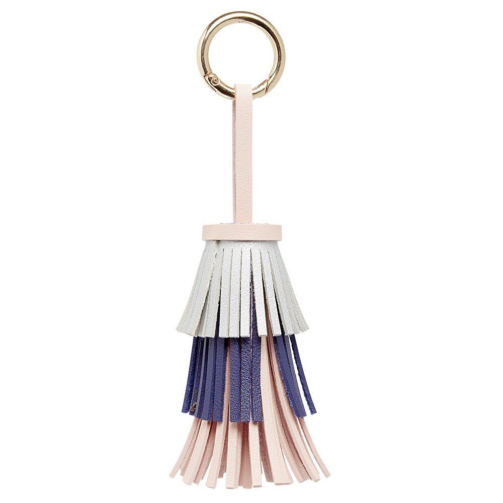 Porte-clé pompon tricorole
