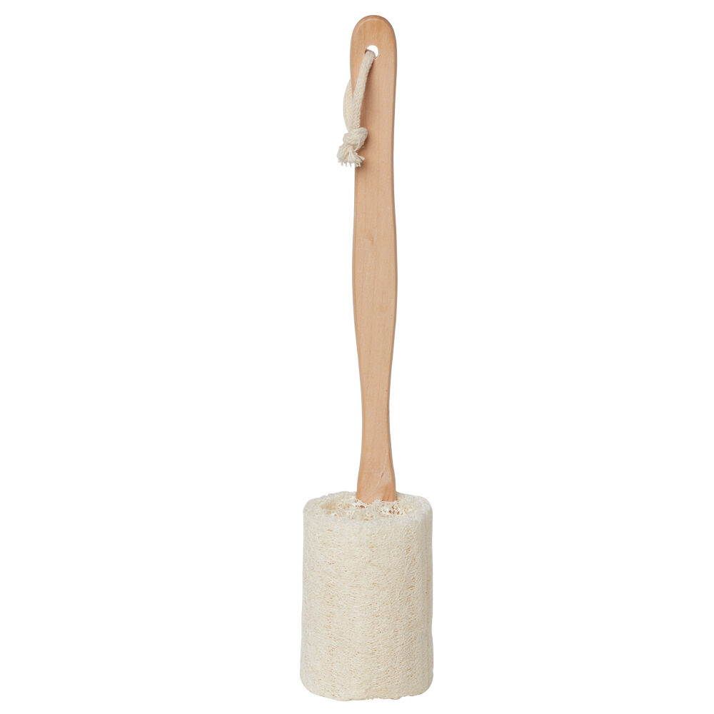Brosse de douche exfoliante Mességué bambou éponge loofah