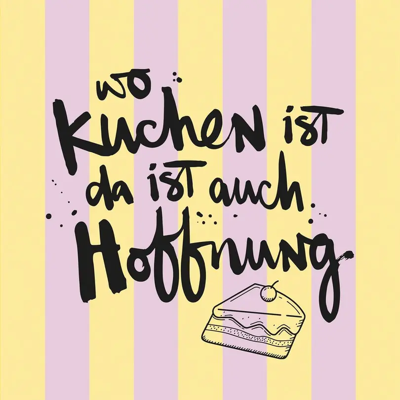 Serviette 20er-Set Kuchen Hoffnung