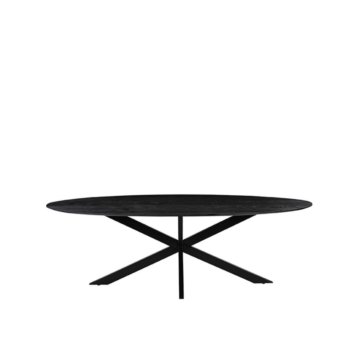 LABEL51 Eettafel James - Zwart Mangohout - 210x100x76cm