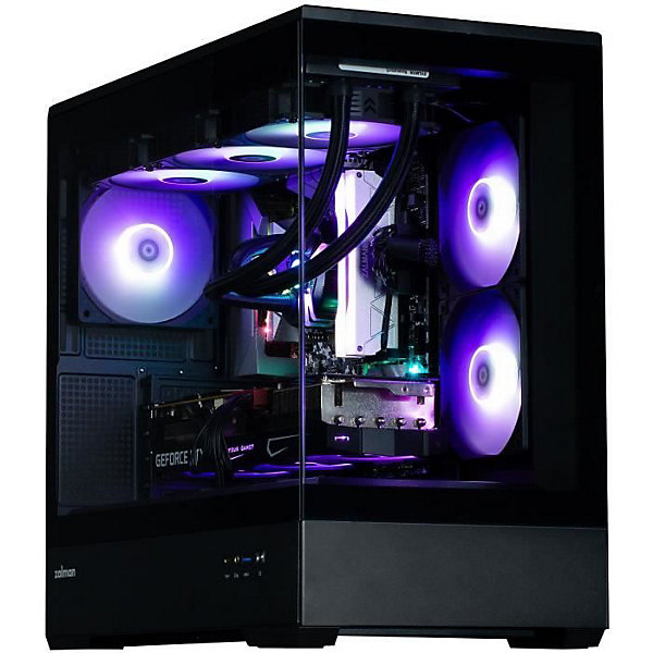 Boîtier PC ZALMAN P30 Mini-tour Noir Micro-ATX Mini-ITX 3x ARGB 2x verre trempé