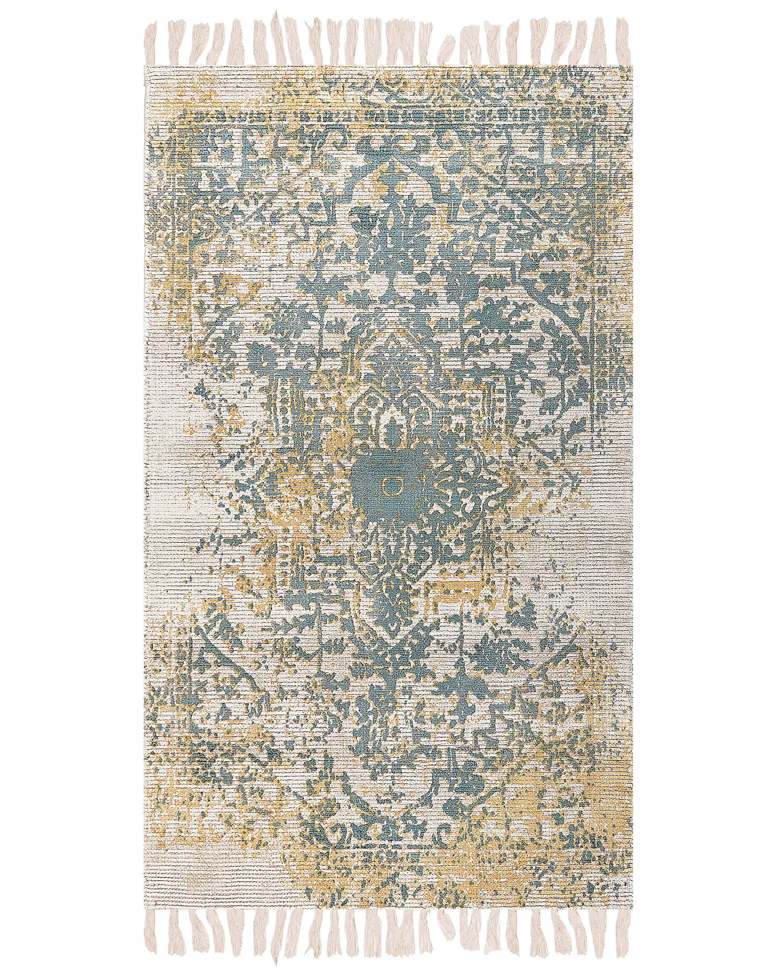 Rug BOYALI Dark Green 140 x 200 cm Viscose