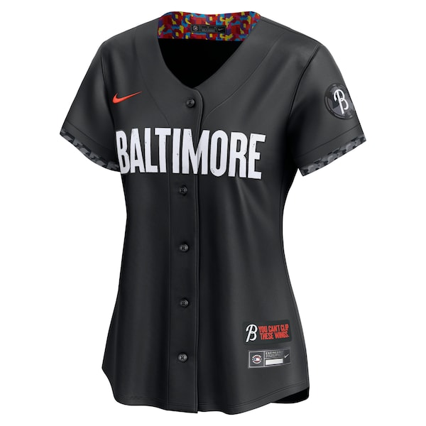 Adley Rutschman Baltimore Orioles Nike Women's City Connect Limited Player Jersey - Black