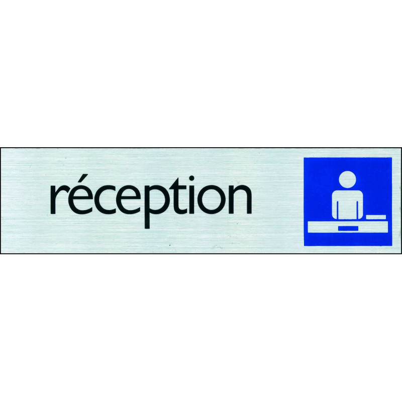 Plaque adhésive réception 16,5 x 4,4 cm