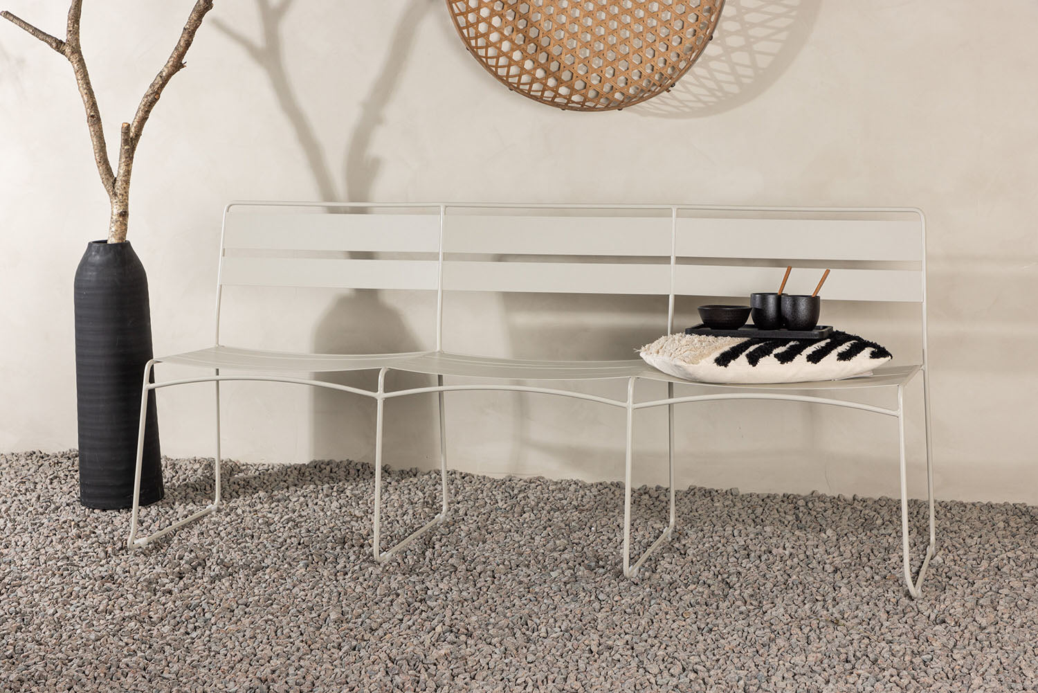 Rebellenclub Vesper 3-Zits Tuinbank - Beige
