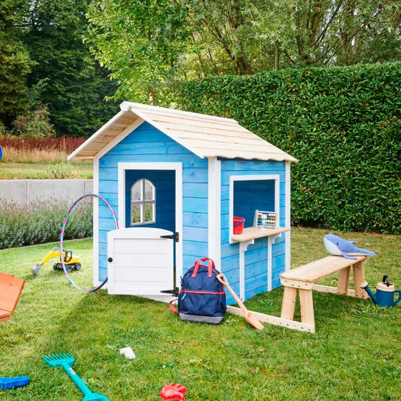 Spielhaus, BxHxT: 118,2 x 132,5 x 111 cm, blau