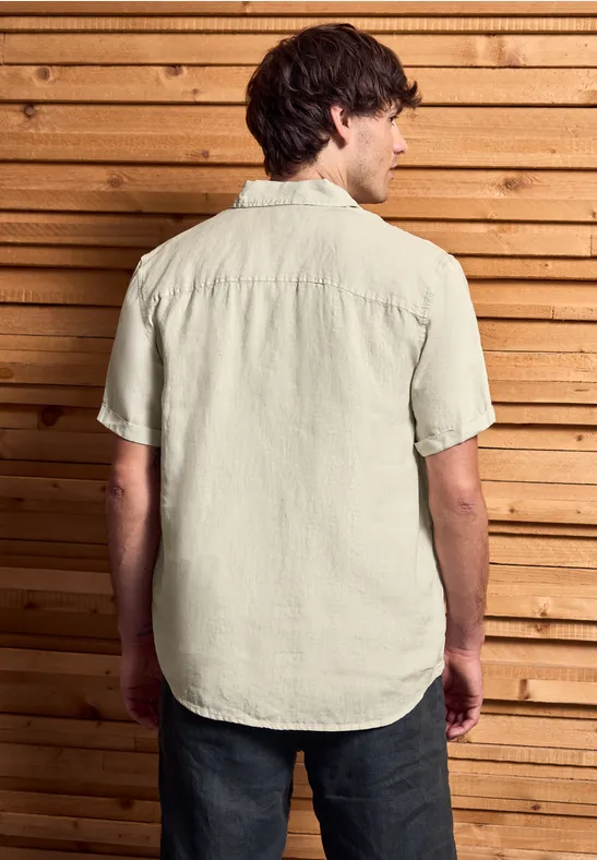 Kurzarmhemd aus Leinen