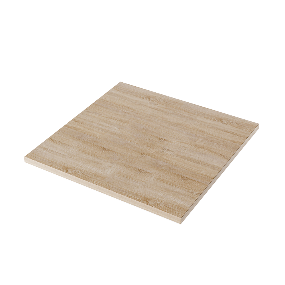 KOLM Blat laminowany dąb sonoma 90 x 90 cm do biurka, stołu, stolika