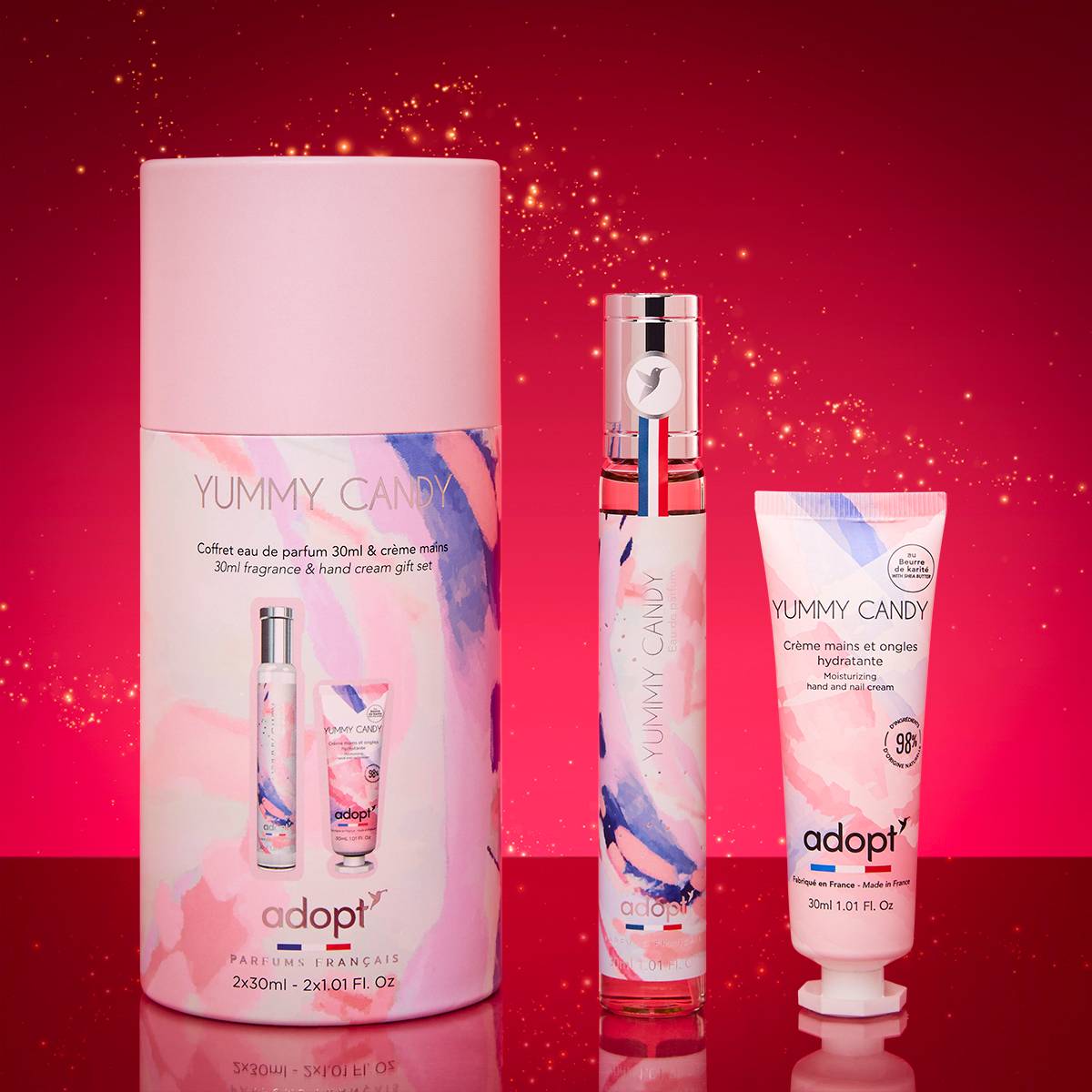 Yummy CandyCoffret 30ml   crème mains 30ml