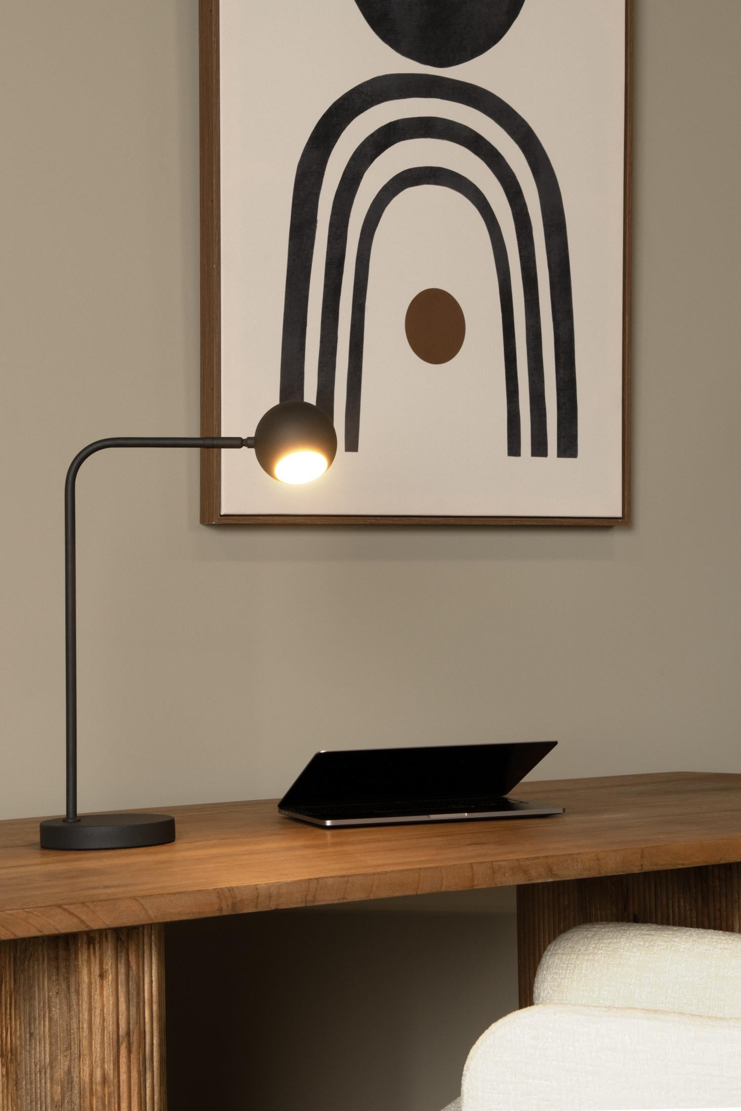 Lucide bureaulamp COMET - Geïntegreerde LED - Zwart