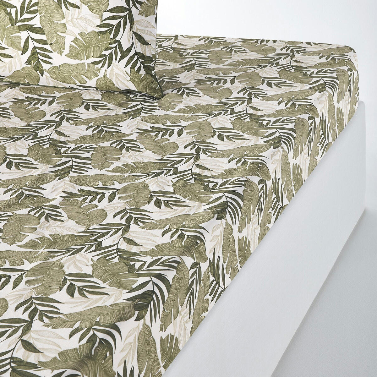 Drap housse percale de coton bonnet 30 cm, Palma