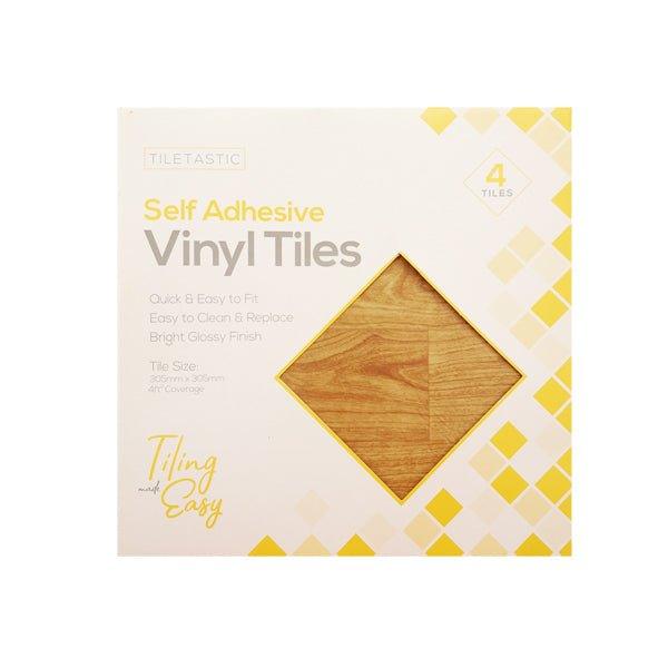 Tiletastic Self Adhesive Tiles Golden Wood