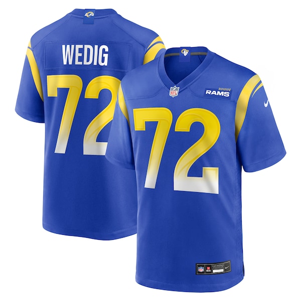 Trey Wedig Los Angeles Rams Nike Team Game Jersey -  Royal