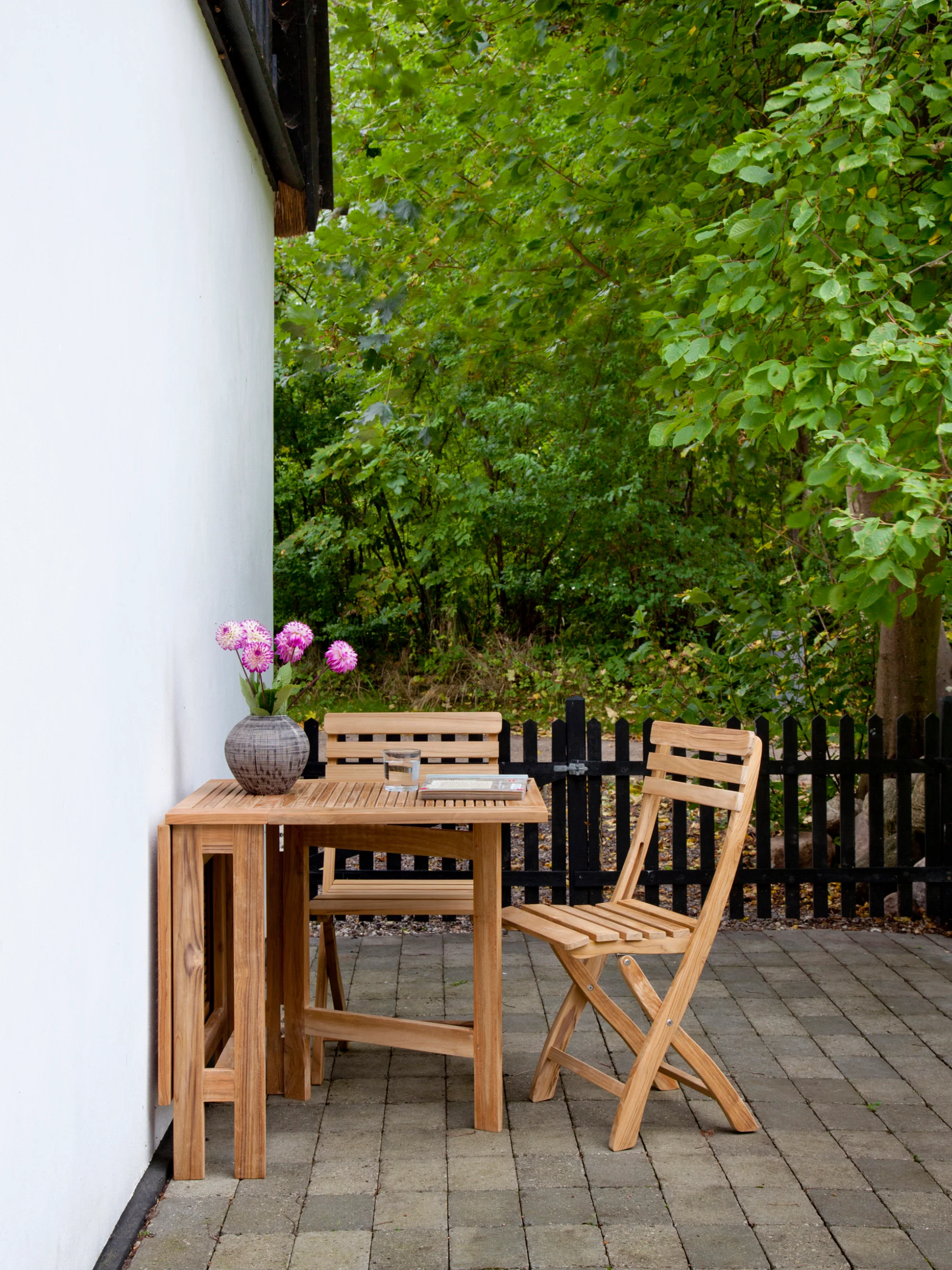 Klappbarer Gartenstuhl Clarish aus Teakholz