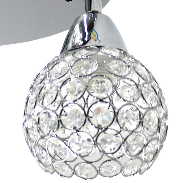 Plafon sufitowy kryształowy spot Crystal 3xE27 żyrandol