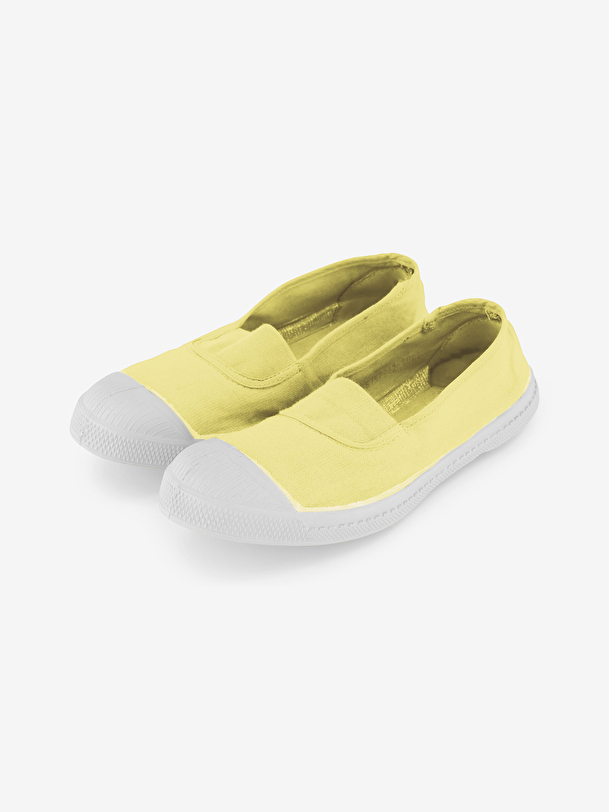 Tennis elastique femme citron