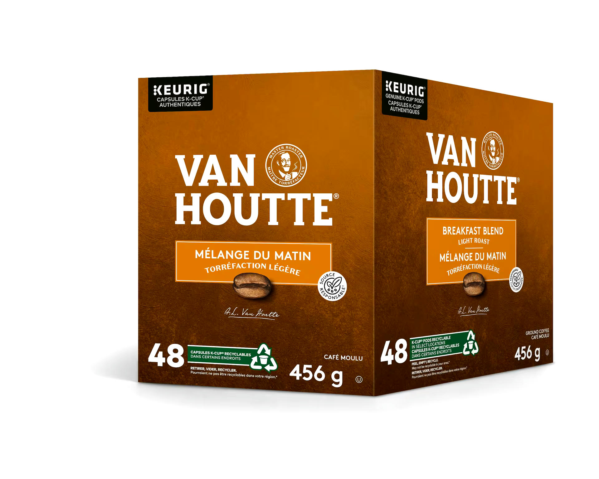 Keurig Van Houtte Breakfast Blend Light Roast K-Cup® Coffee Pods, 456-g, 48-pk