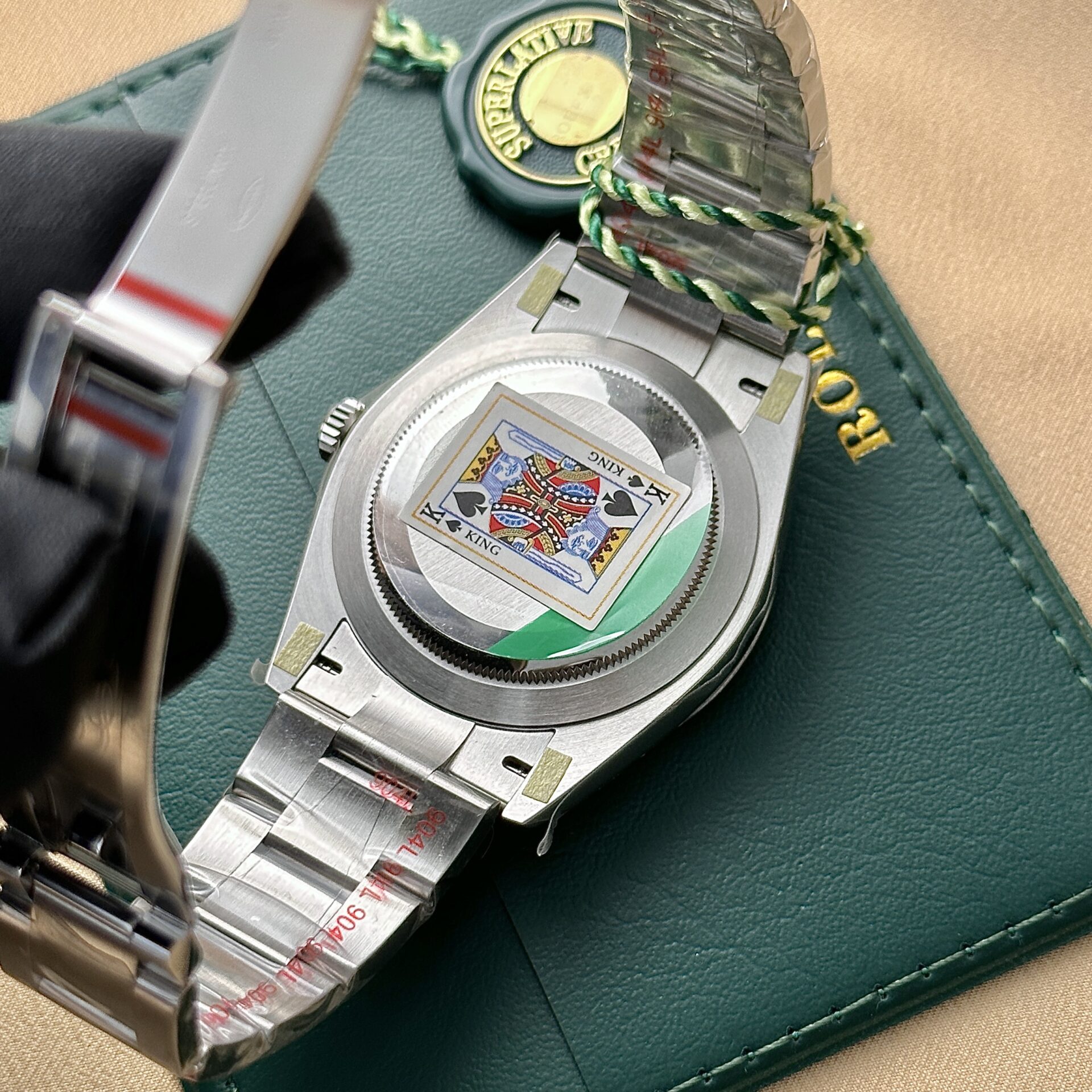 Rolex Oyster Perpetual 124300 316L Steel Green Dial 41mm Oyster AAA Replica
