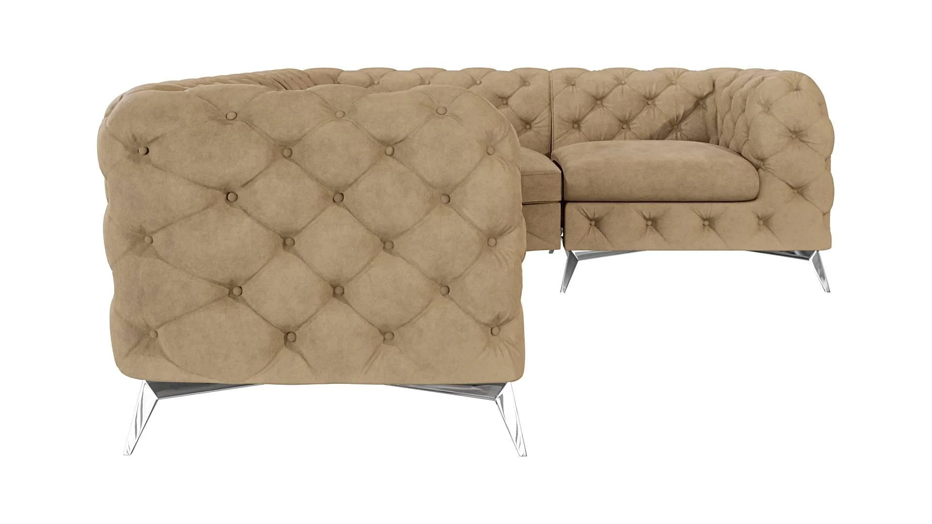 Hoekbank Nora rechts velvet