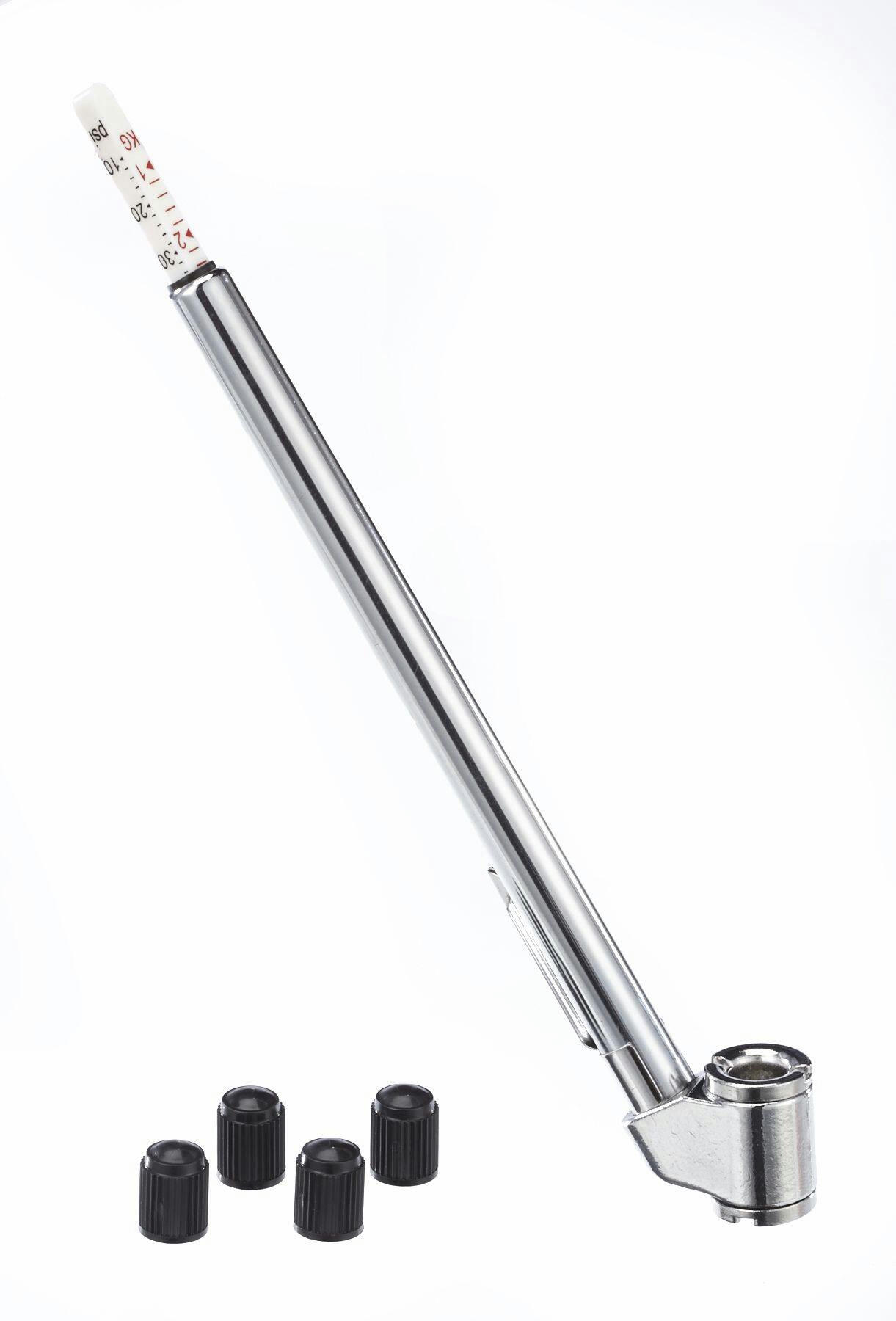 Certified Dual Chuck / 2 Way Tire Pressure Gauge, 20-120 PSI