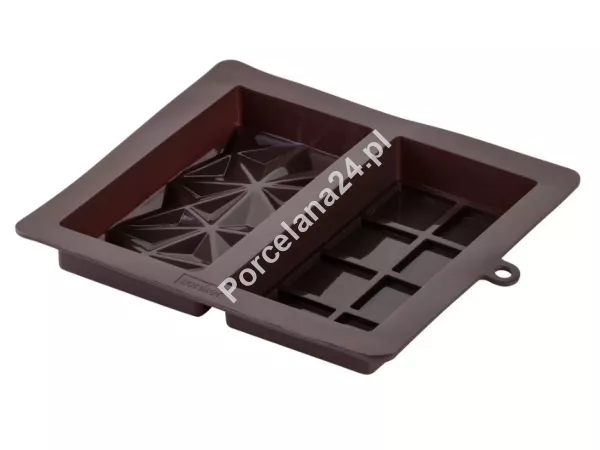 Forma silikonowa podwójna do czekolady dubajskiej 19 cm x 22,5 cm x 2,8 cm Zenker - 11.43581