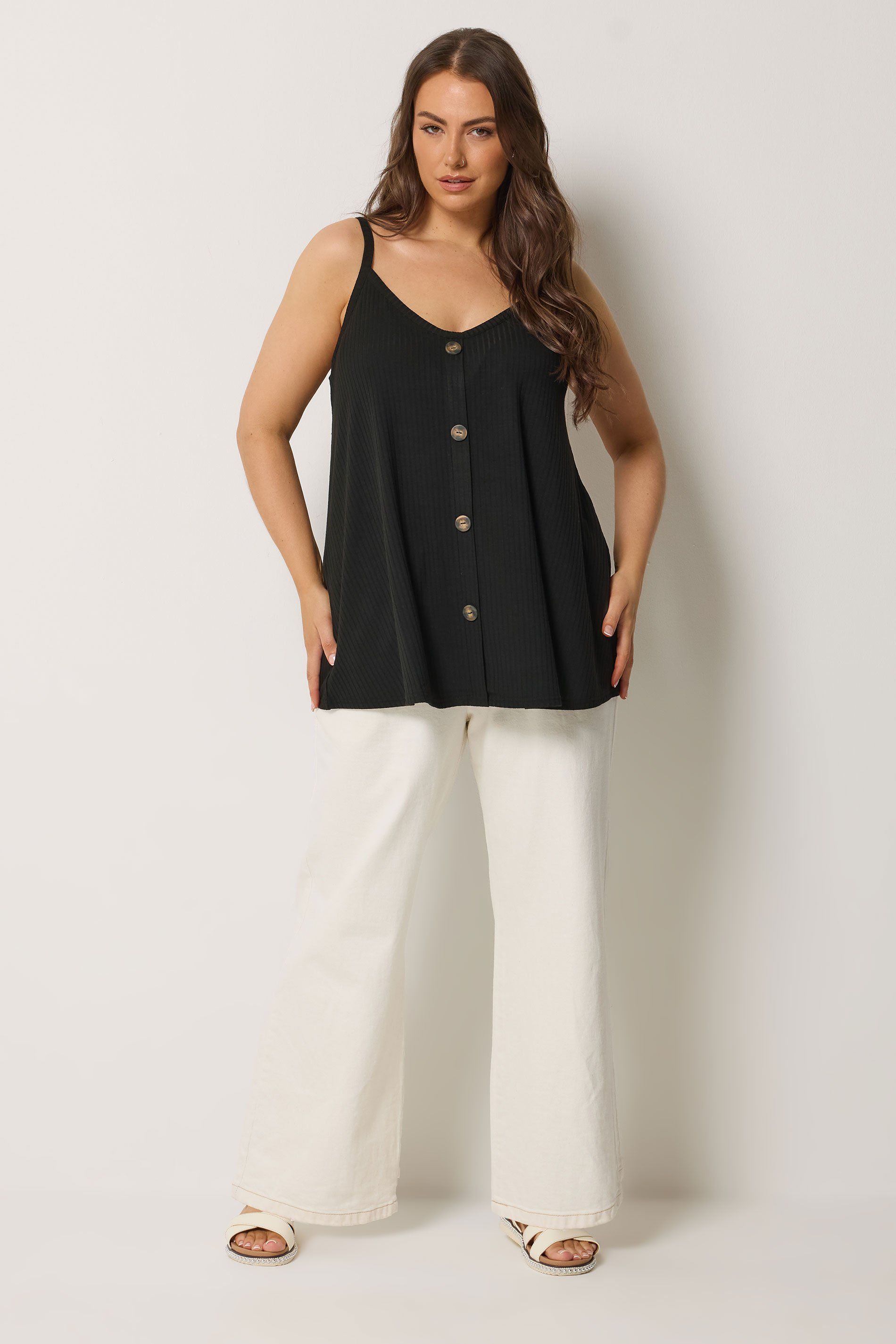 Yours Swing Button Through Cami Top