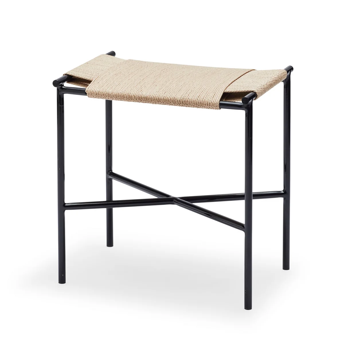 Fritz Hansen - Skagerak Vent Hocker, schwarz / natur