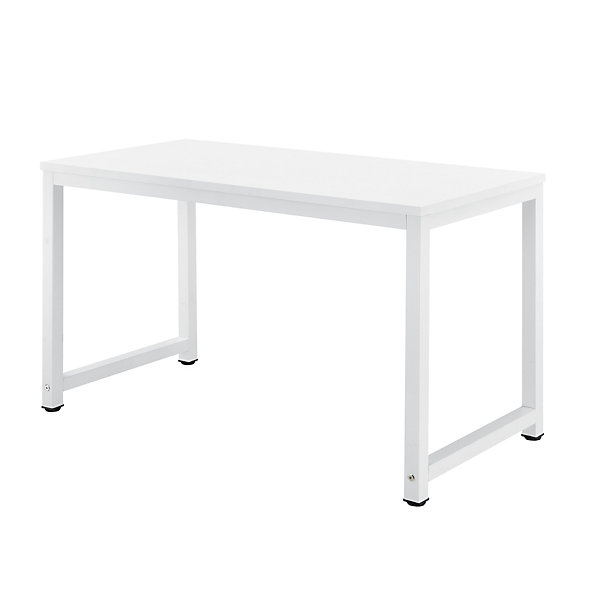 Bureau Réglable Herning 75 x 120 x 60 cm Blanc en.casa