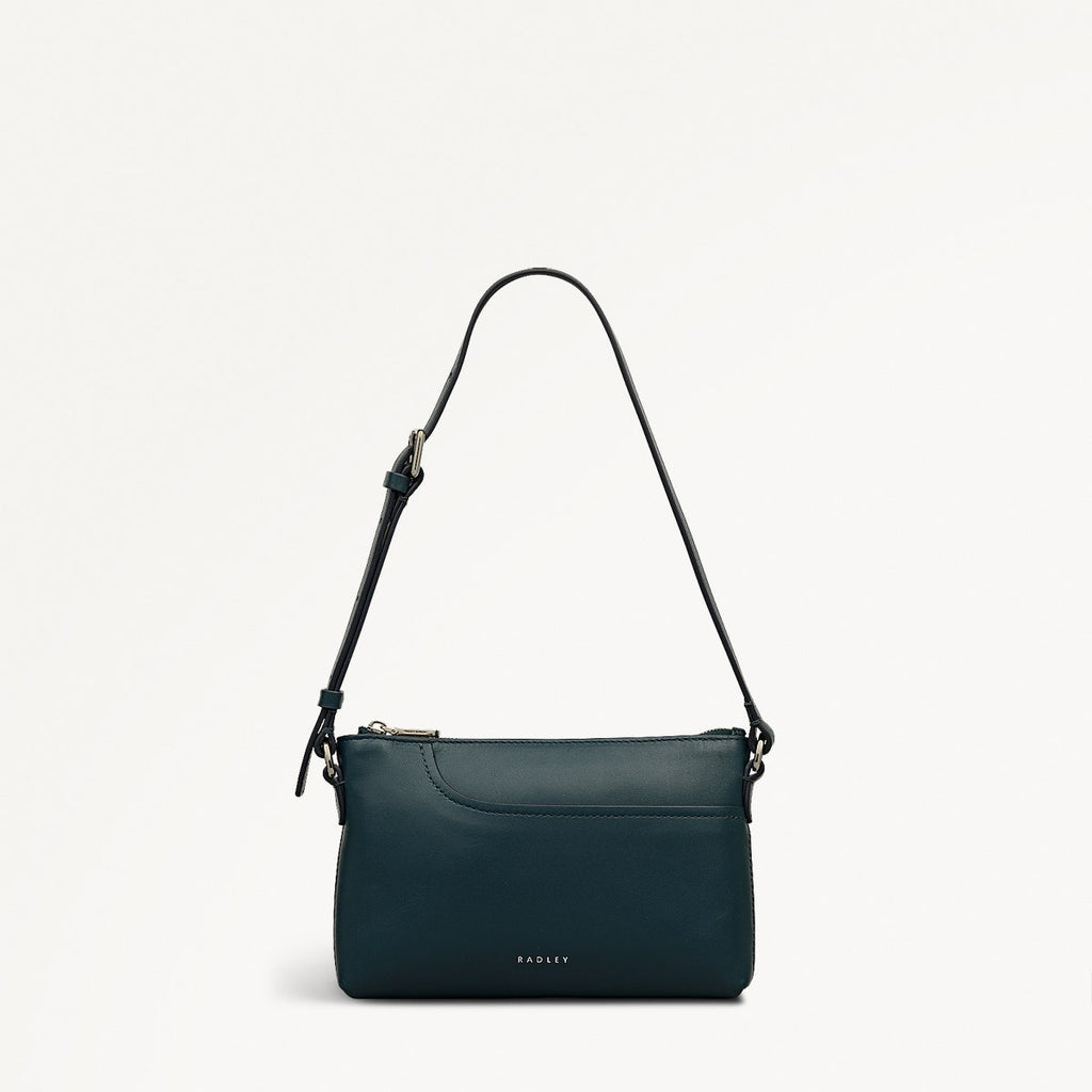 Pockets Mini Ziptop East-West Shoulder Bag - RHE30903