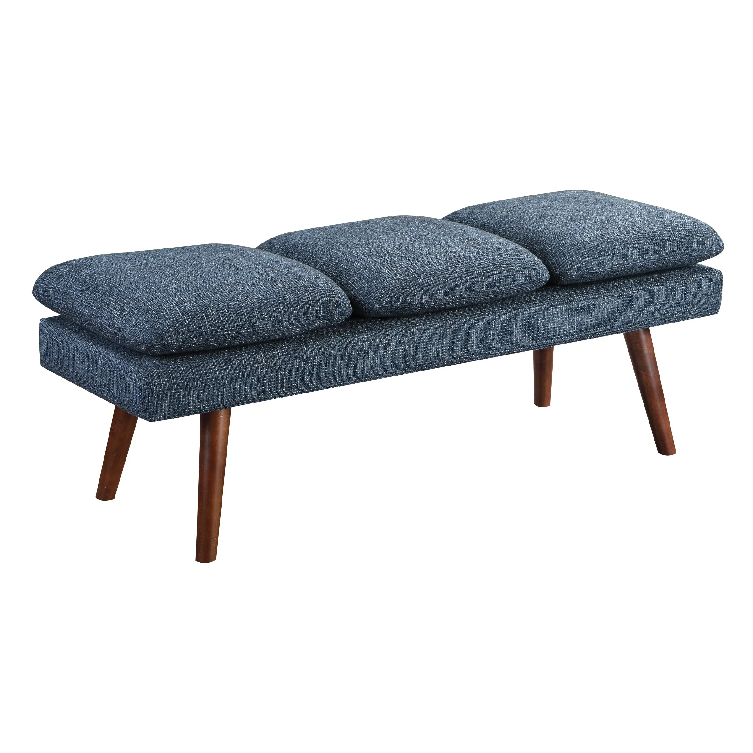 Amanda 54 Mid-Century Bench