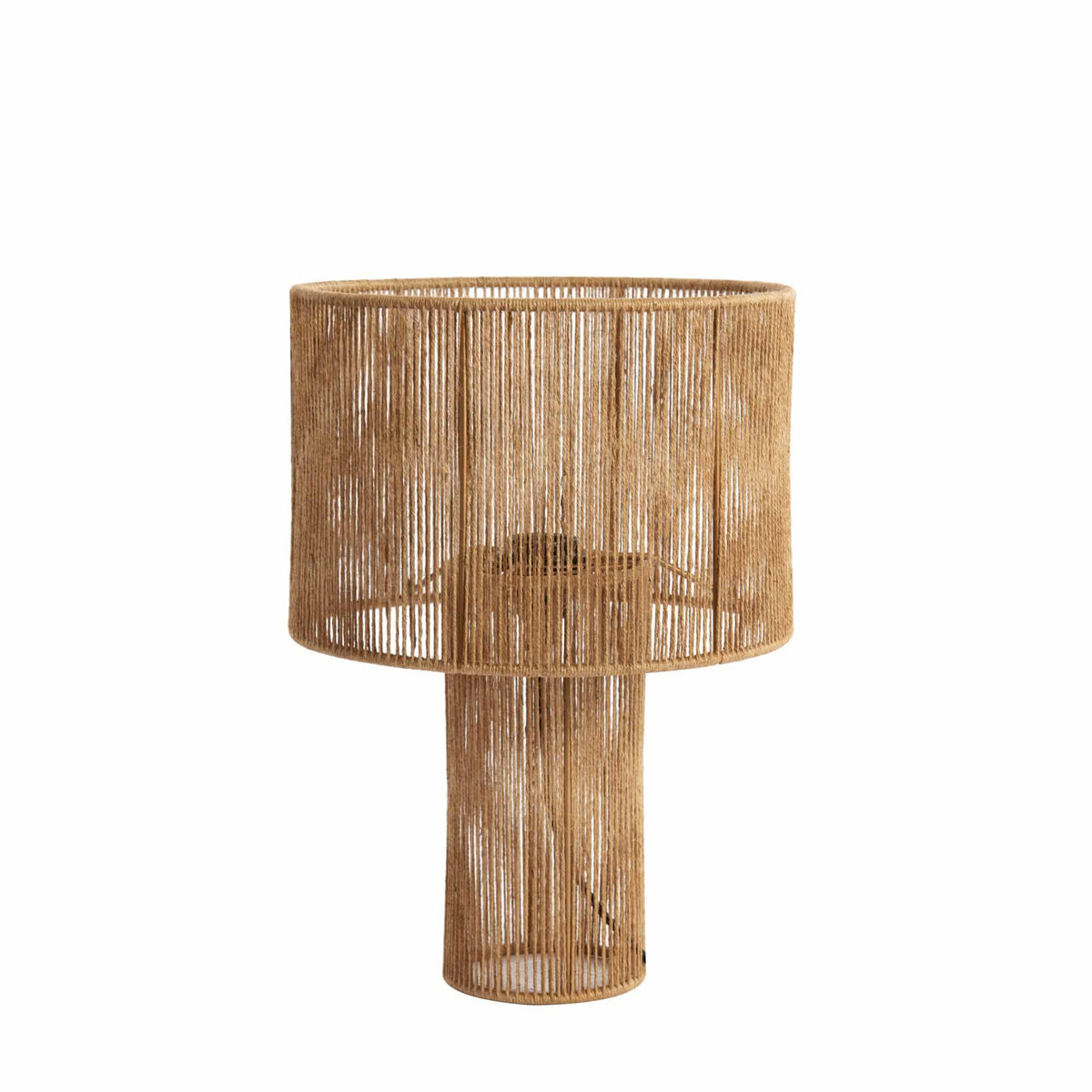 Light & Living tafellamp Lavatera - bruin - Ø30cm