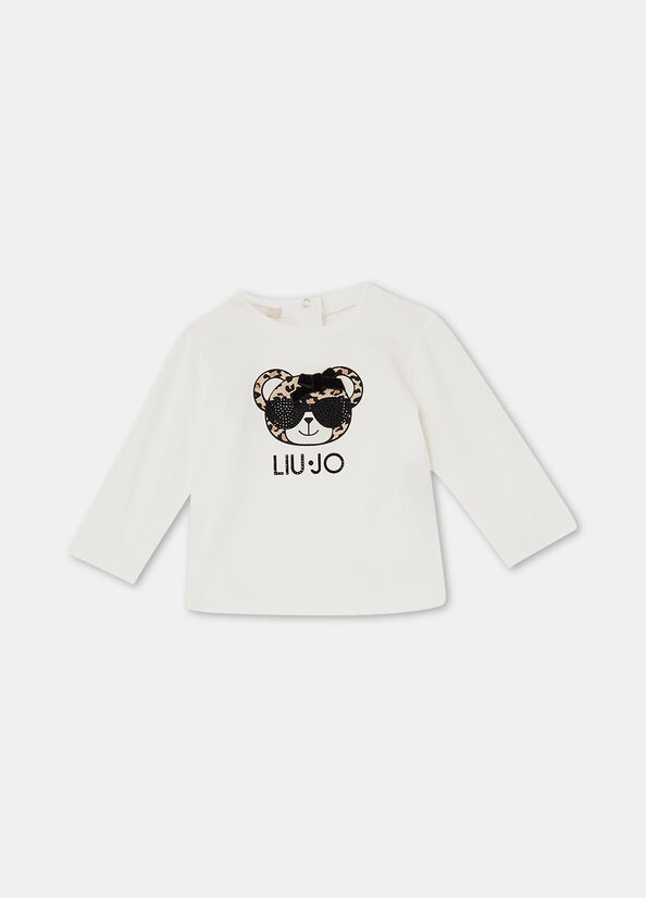 T-shirt in cotone con stampa